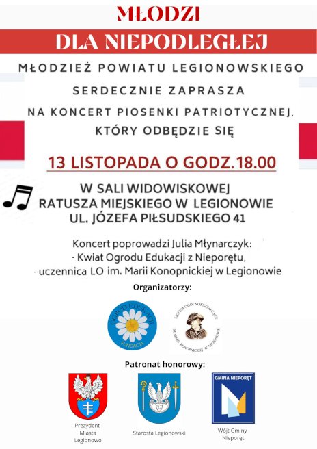 Plakat zapraszający na wydarzenie, szczegółowe informacje w aktualności