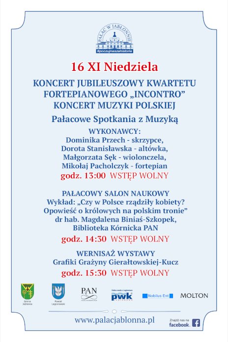 Plakat zapraszający na wydarzenie, szczegółowe informacje w aktualności