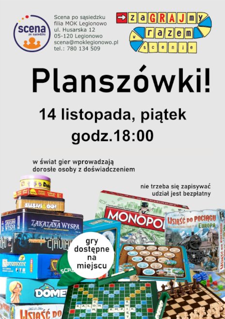 Plakat zapraszający na wydarzenie, szczegółowe informacje w aktualności
