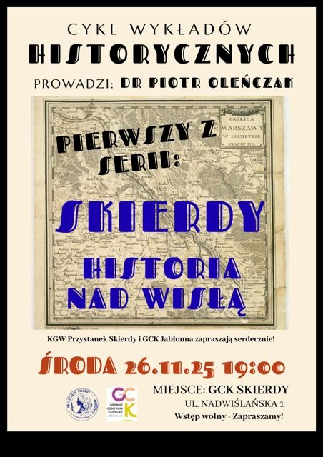 Plakat zapraszający na wydarzenie, szczegółowe informacje w aktualności