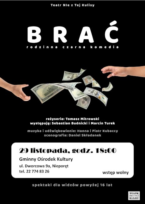 Plakat zapraszający na wydarzenie, szczegółowe informacje w aktualności