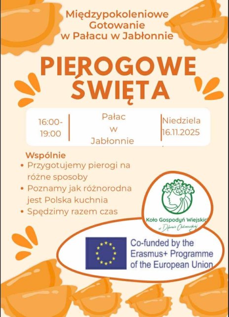 Plakat zapraszający na wydarzenie, szczegółowe informacje w aktualności