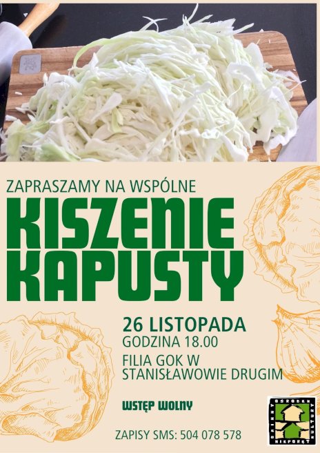 Plakat zapraszający na wydarzenie, szczegółowe informacje w aktualności