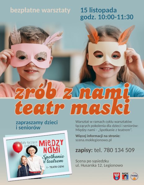 Plakat zapraszający na wydarzenie, szczegółowe informacje w aktualności