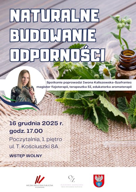 Plakat zapraszający na wydarzenie, szczegółowe informacje w aktualności