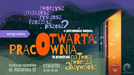 Plakat zapraszający na wydarzenie, szczegółowe informacje w aktualności