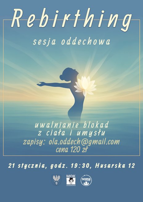 Plakat zapraszający na wydarzenie, szczegółowe informacje w aktualności