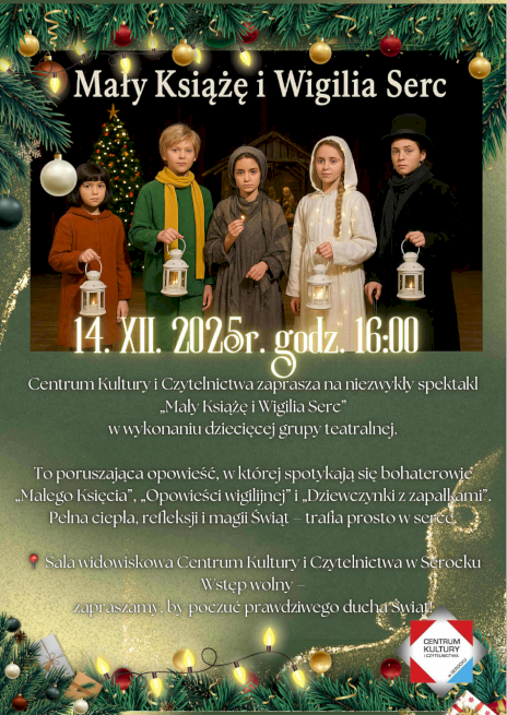 Plakat zapraszający na wydarzenie, szczegółowe informacje w aktualności