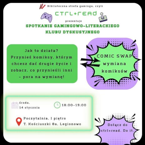 Plakat zapraszający na wydarzenie, szczegółowe informacje w aktualności