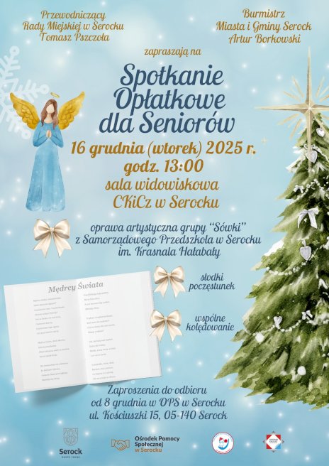 Plakat zapraszający na wydarzenie, szczegółowe informacje w aktualności