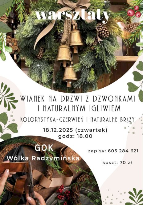 Plakat zapraszający na wydarzenie, szczegółowe informacje w aktualności
