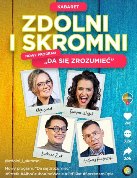 Plakat zapraszający na wydarzenie, szczegółowe informacje w aktualności