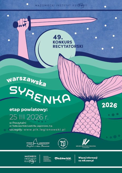 Plakat zapraszający na wydarzenie, szczegółowe informacje w aktualności