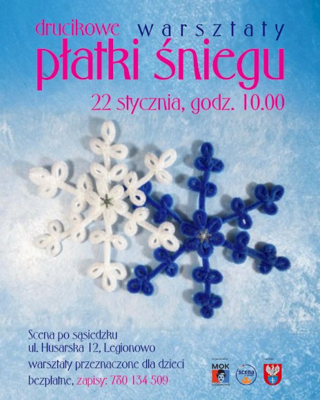 Plakat zapraszający na wydarzenie, szczegółowe informacje w aktualności