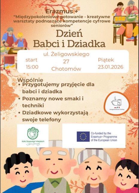 Plakat zapraszający na wydarzenie, szczegółowe informacje w aktualności