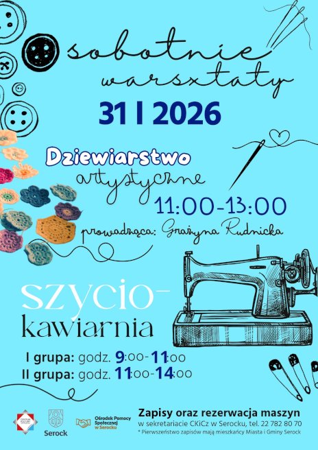 Plakat zapraszający na wydarzenie, szczegółowe informacje w aktualności