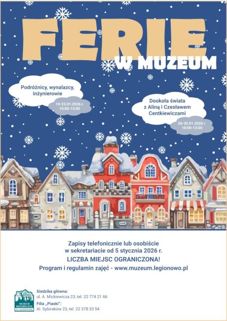 Plakat zapraszający na wydarzenie, szczegółowe informacje w aktualności