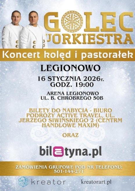 Plakat zapraszający na wydarzenie, szczegółowe informacje w aktualności