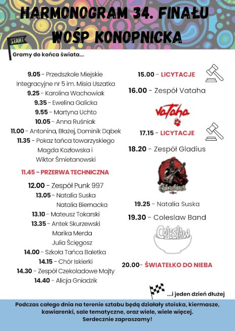 Plakat zapraszający na wydarzenie, szczegółowe informacje w aktualności