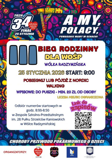 III Bieg Rodzinny dla WOŚP w Wólce Radzymińskiej
