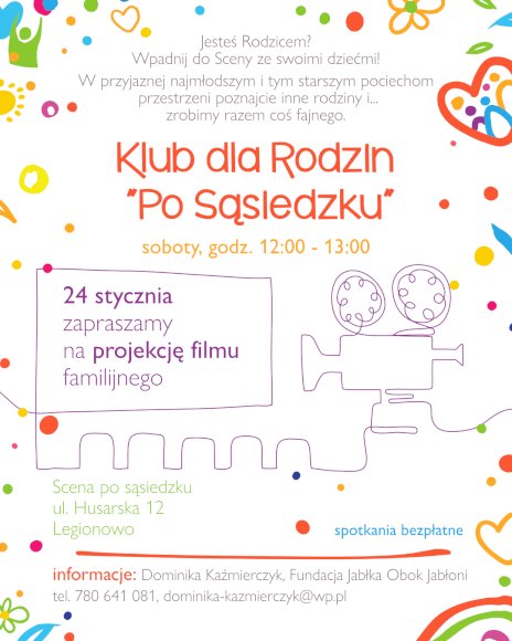 Plakat zapraszający na wydarzenie, szczegółowe informacje w aktualności