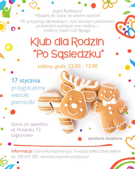 Plakat zapraszający na wydarzenie, szczegółowe informacje w aktualności