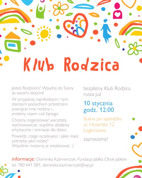 Plakat zapraszający na wydarzenie, szczegółowe informacje w aktualności