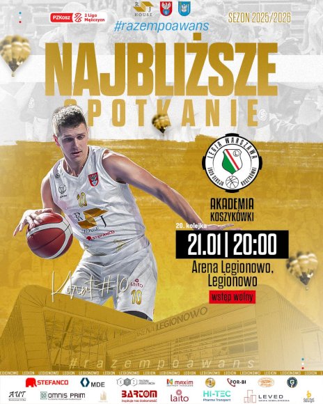 Plakat zapraszający na wydarzenie, szczegółowe informacje w aktualności