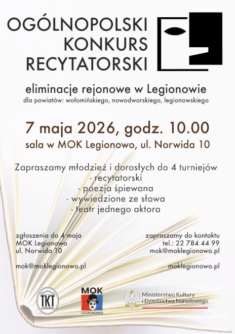 Plakat zapraszający na wydarzenie, szczegółowe informacje w aktualności