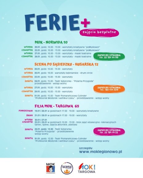 Plakat zapraszający na wydarzenie, szczegółowe informacje w aktualności