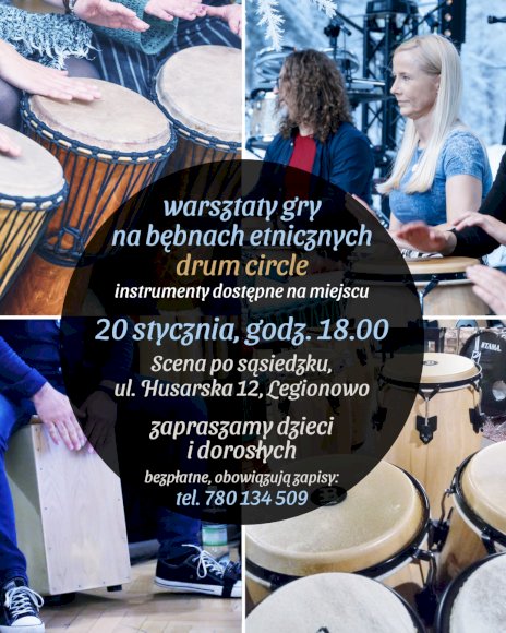 Plakat zapraszający na wydarzenie, szczegółowe informacje w aktualności