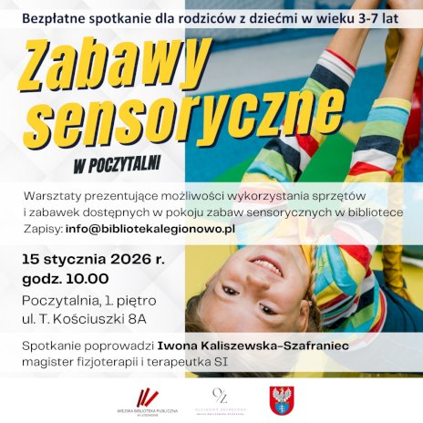 Plakat zapraszający na wydarzenie, szczegółowe informacje w aktualności