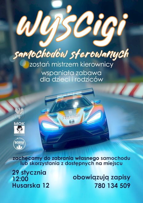 Plakat zapraszający na wydarzenie, szczegółowe informacje w aktualności