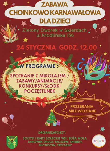 Plakat zapraszający na wydarzenie, szczegółowe informacje w aktualności