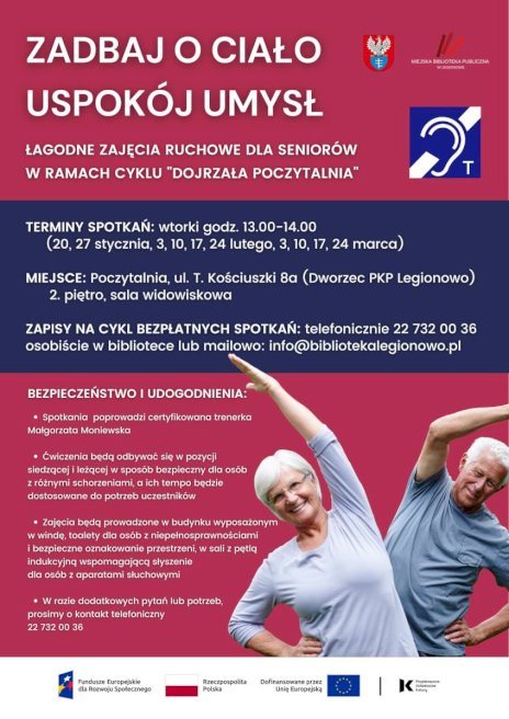 Plakat zapraszający na wydarzenie, szczegółowe informacje w aktualności