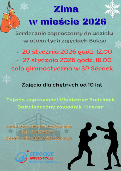 Plakat zapraszający na wydarzenie, szczegółowe informacje w aktualności