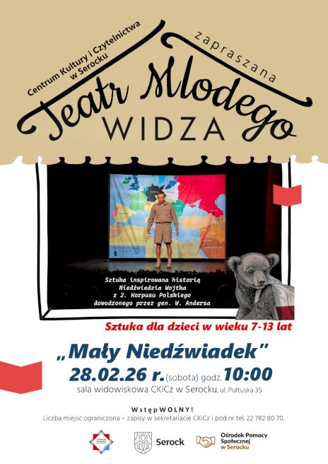 Plakat zawierający informacje o wydarzeniu. Te informacje są podane w aktualności.