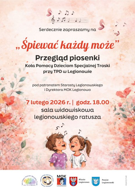 Plakat zawierajacy informacje o wydarzeniu. Te informacje sa podane w aktualnosci.