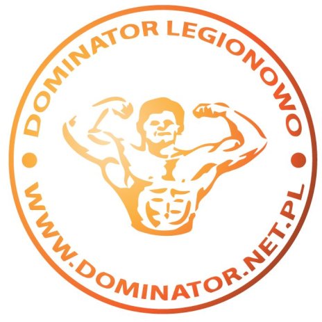 Na zdjęciu na białym tle widać złote kontury mężczyzny o atletycznej sylwetce