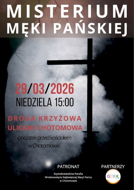 Plakat zawierający informacje o wydarzeniu. Te informacje są podane w aktualności