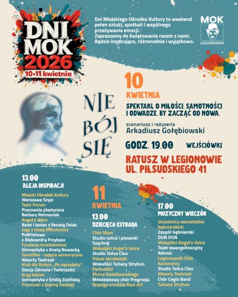 Plakat zawierający informacje o wydarzeniu.  Te informacje są podane w aktualności.