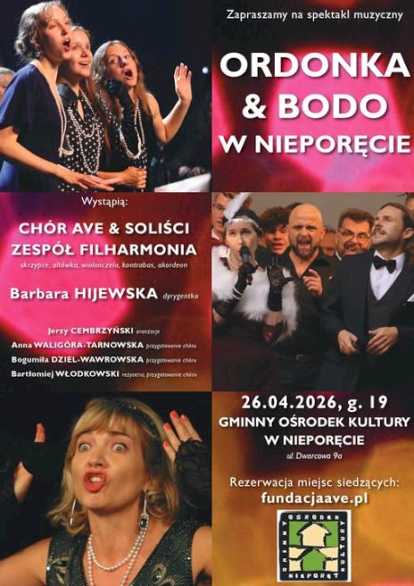 Plakat zawierający informacje o wydarzeniu. Te informacje są podane w aktualności.