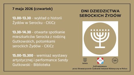 Na zdjęciu plakat wydarzenia