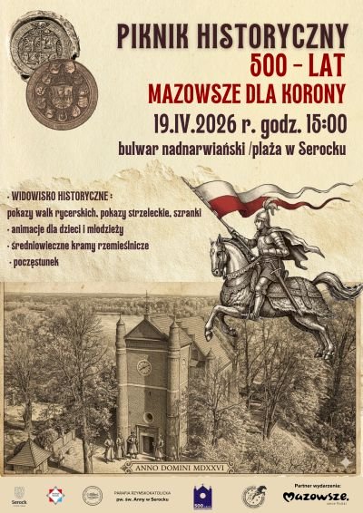 Plakat zawierający informacje o wydarzeniu.  Te informacje są podane w aktualności.