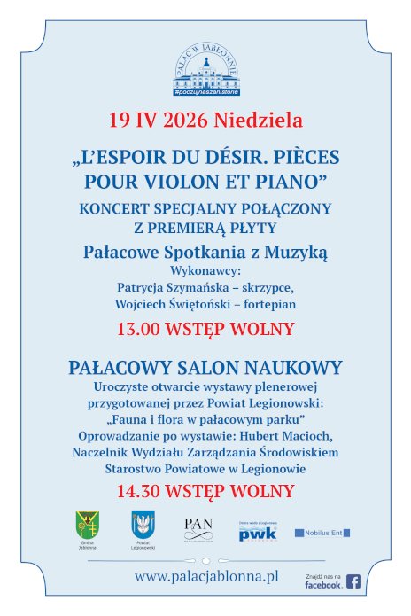 Plakat zawierający informacje o wydarzeniu. Te informacje są podane w aktualności.