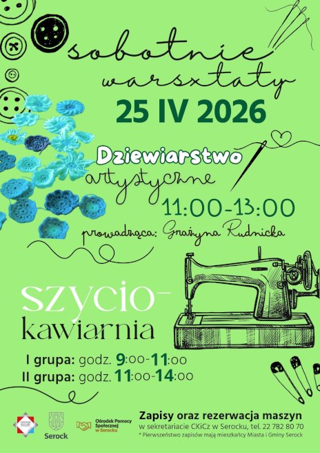 Plakat zapraszający na wydarzenie, szczegółowe informacje w aktualności