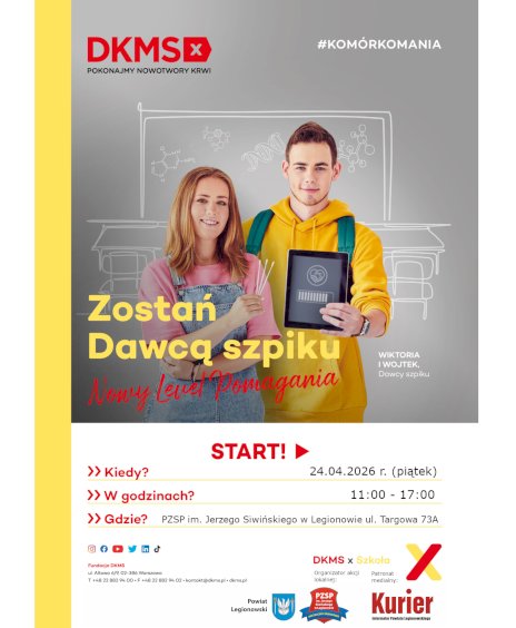 Plakat zapraszający na wydarzenie, szczegółowe informacje w aktualności