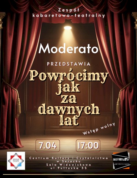 Plakat zawierający informacje o wydarzeniu. Te informacje są podane w aktualności.