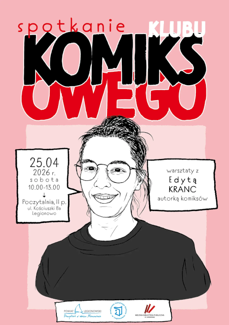 Plakat zapraszający na wydarzenie, szczegółowe informacje w aktualności