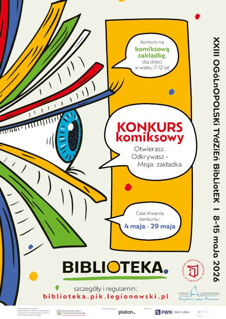 Plakat zapraszający na wydarzenie, szczegółowe informacje w aktualności